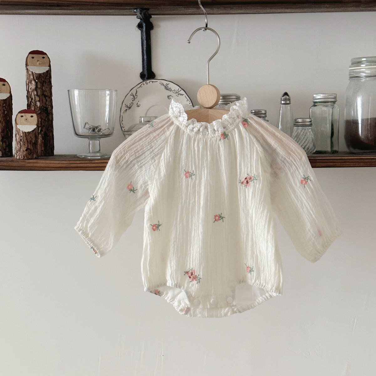 Newborn Baby Girl Romper Floral - ฤดูร้อนทารกแรกเกิด 0-18M เด็กทารกเสื้อผ้าเด็กวัยหัดเดิน Baby Bubble Romper