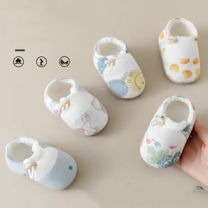 Unisex Baby Socks Non Slip - รองเท้าเด็กหัดเดินลายการ์ตูนสัตว์ รองเท้าเด็กแรกเกิด รองเท้ากันลื่นสำหรับพื้นบ้าน ให้ความอบอุ่น สำหรับเด็กชายและเด็กหญิง ฤดูใบไม้ร่วง
