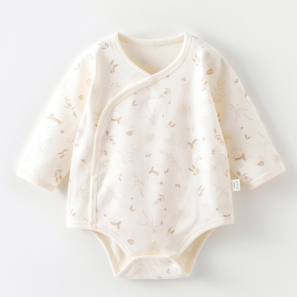 Newborn Baby Girl Romper Floral - ชุดบอดี้สูทเด็กผู้หญิงแขนยาวผ้าฝ้าย 100% เสื้อผ้าเด็กแรกเกิดฤดูใบไม้ผลิชุดรอมเปอร์เด็กน่ารักสำหรับเด็กผู้ชาย