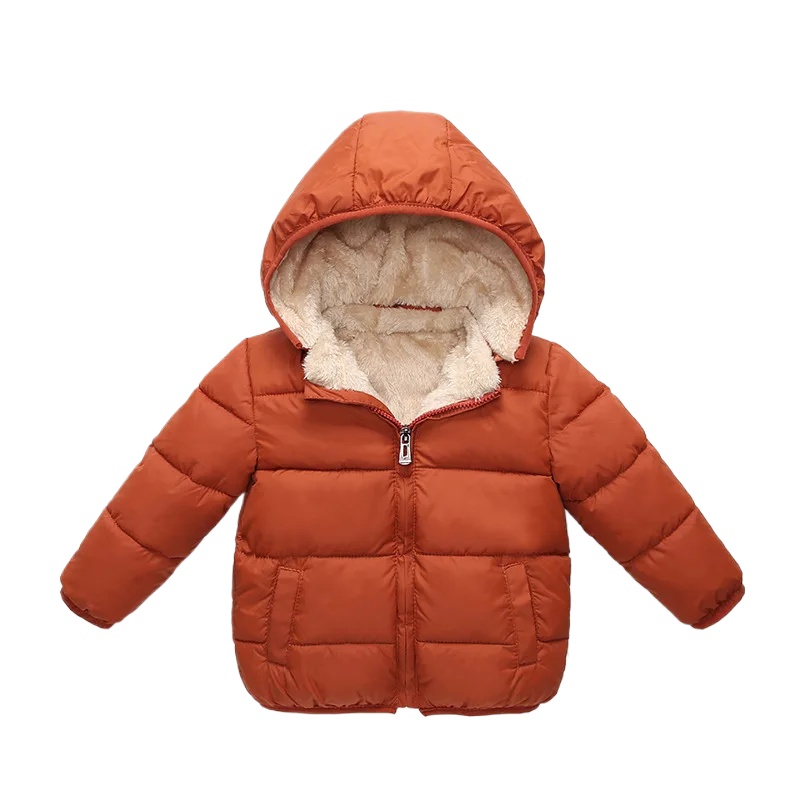Toddler Boy Winter Fleece Jacket - เสื้อโค้ทกันหนาวเด็กใหม่ ฤดูหนาว 2026 บุผ้าฟลีซหนา เสื้อแจ็คเก็ตบุนวม อบอุ่น