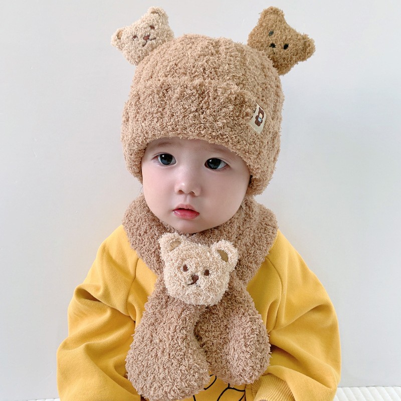 หมวกไหมพรมเด็กทารกสำหรับฤดูหนา - Infant Beanie Hat With Ears บทวิจารณ์และราคา