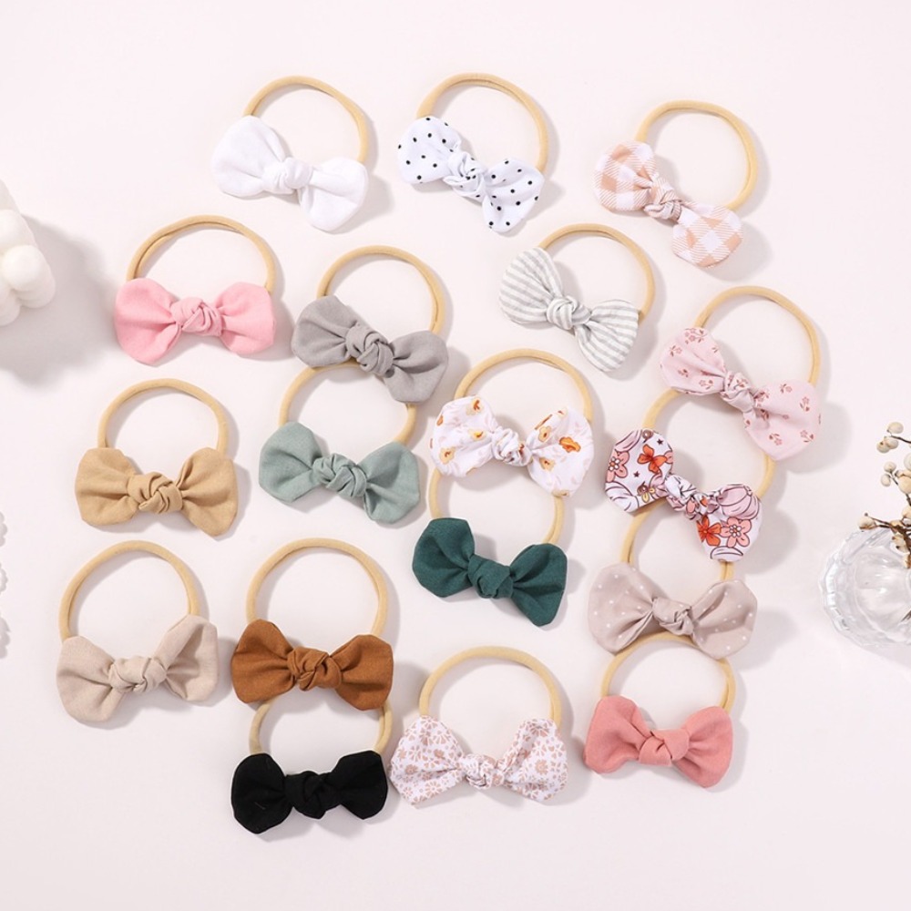 ที่คาดผมเด็กแบบโบว์พิมพ์ลายสีส - Baby Gear บทวิจารณ์และราคา