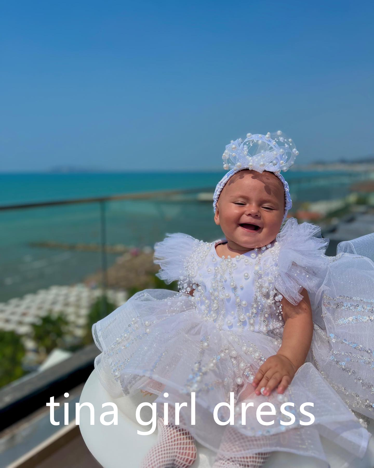 ชุดเดรสเจ้าหญิงสีขาวสำหรับงานแ - Toddler Girl Tulle Party Dress บทวิจารณ์และราคา