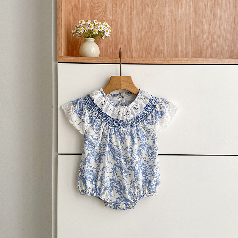 2026 ฤดูร้อนใหม่ทารกแรกเกิดเด็ - Newborn Baby Girl Romper Floral บทวิจารณ์และราคา