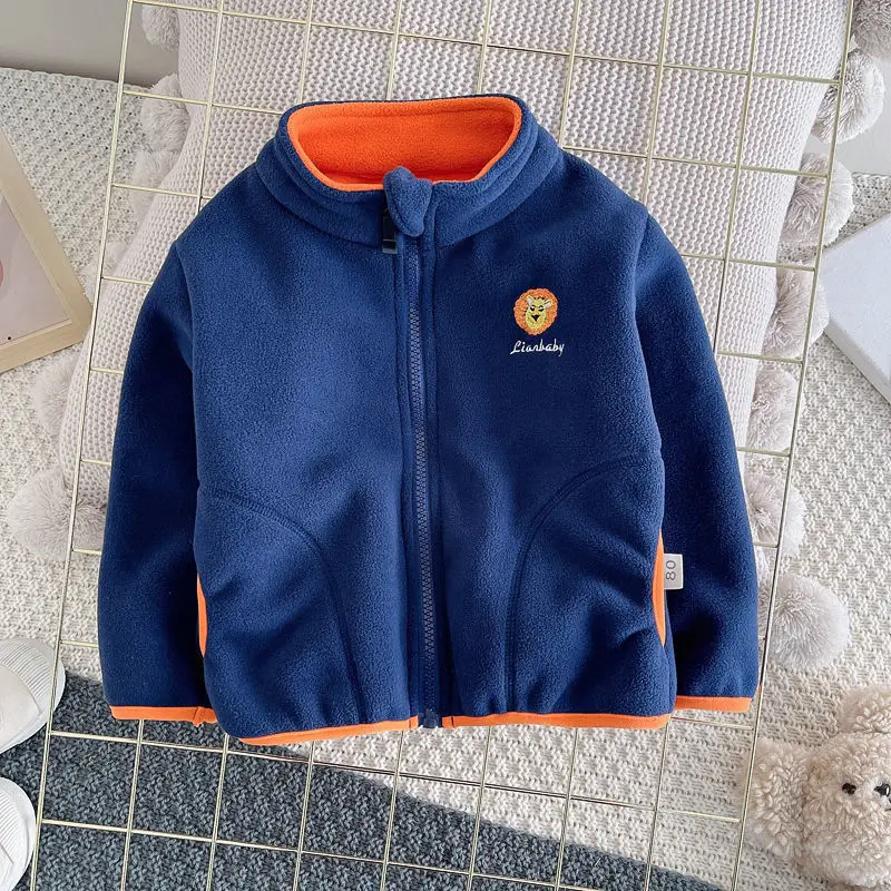 เด็กใหม่เด็กหญิง Polar ขนแกะเส - Toddler Boy Winter Fleece Jacket บทวิจารณ์และราคา