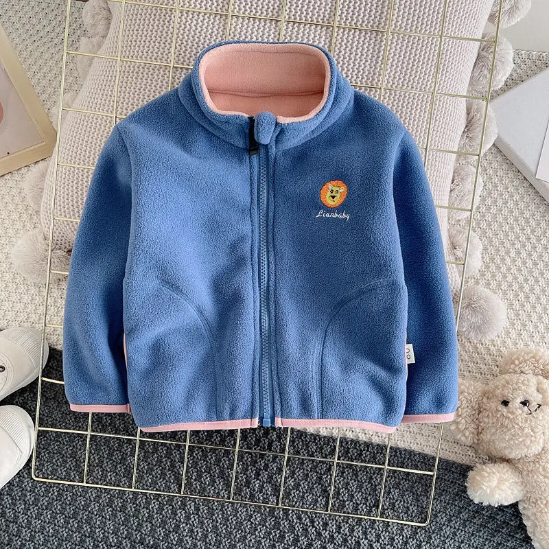 เด็กใหม่เด็กหญิง Polar ขนแกะเส - Toddler Boy Winter Fleece Jacket บทวิจารณ์และราคา