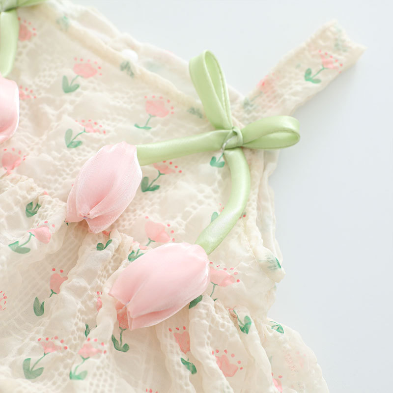 ชุดบอดี้สูทเด็กผู้หญิงลายดอกไม - Newborn Baby Girl Romper Floral บทวิจารณ์และราคา