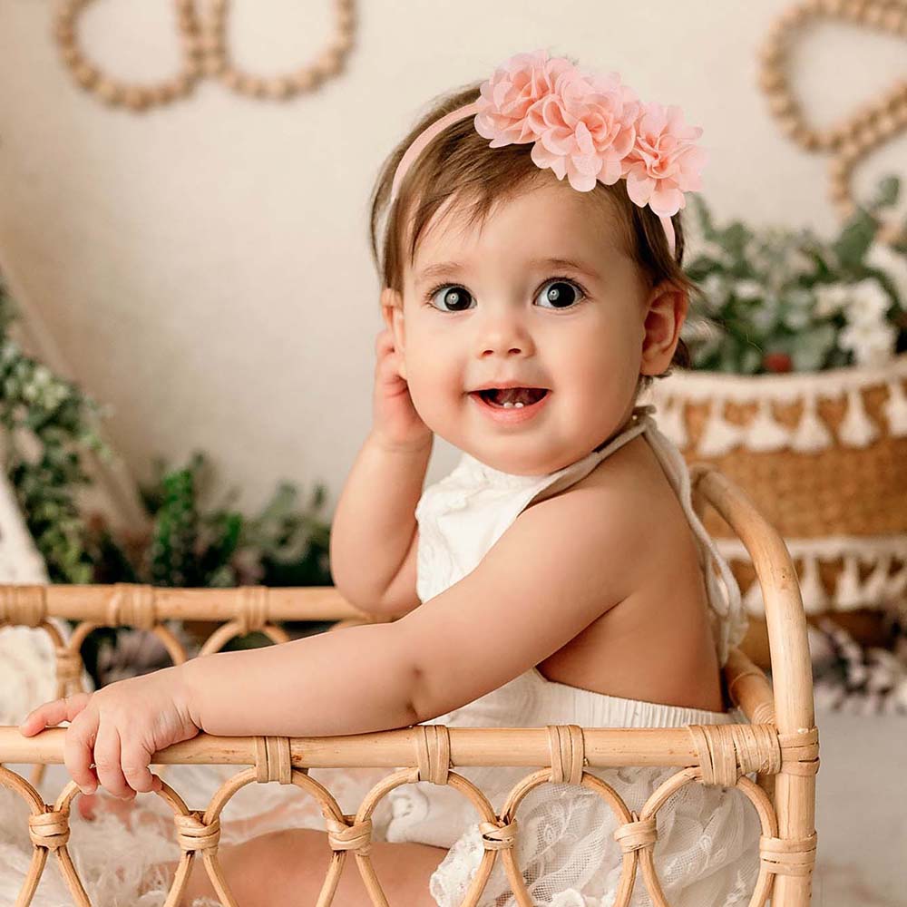 3ชิ้นชีฟองดอกไม้H Eadbandsสําห - Baby Gear บทวิจารณ์และราคา