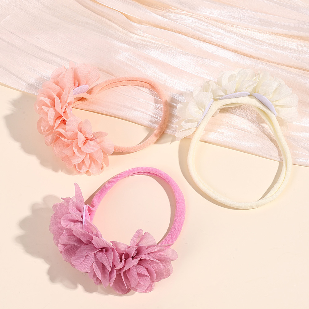 3ชิ้นชีฟองดอกไม้H Eadbandsสําห - Baby Gear บทวิจารณ์และราคา
