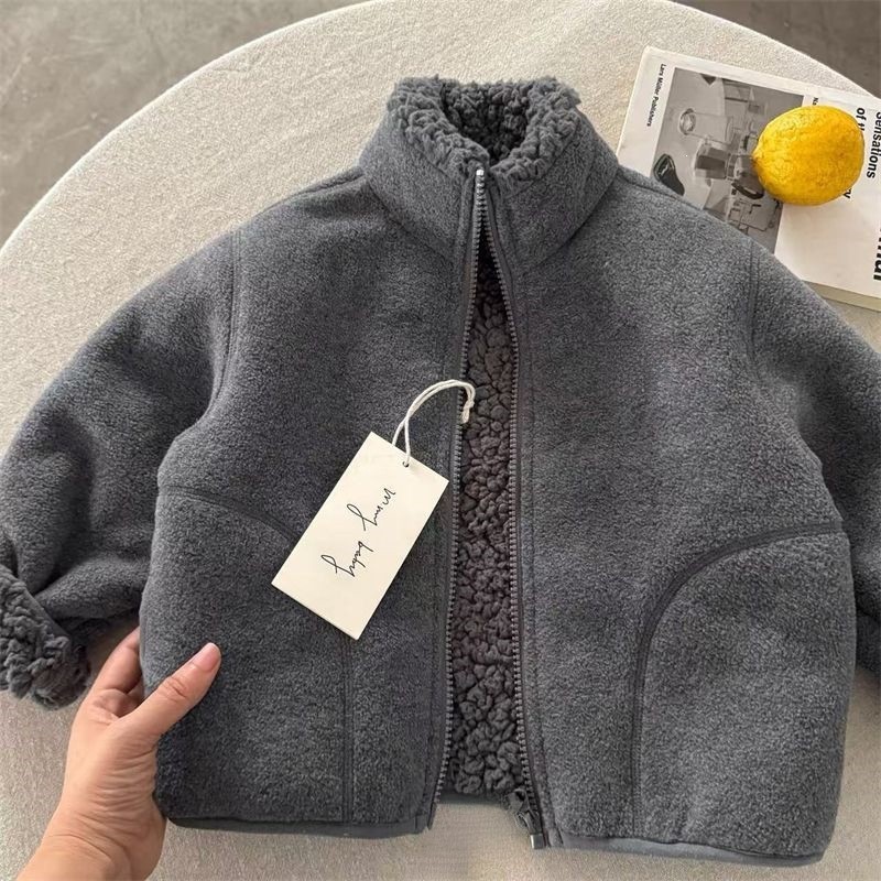 เสื้อแจ็คเก็ตขนเฟอร์เทียมสำหรั - Toddler Boy Winter Fleece Jacket บทวิจารณ์และราคา