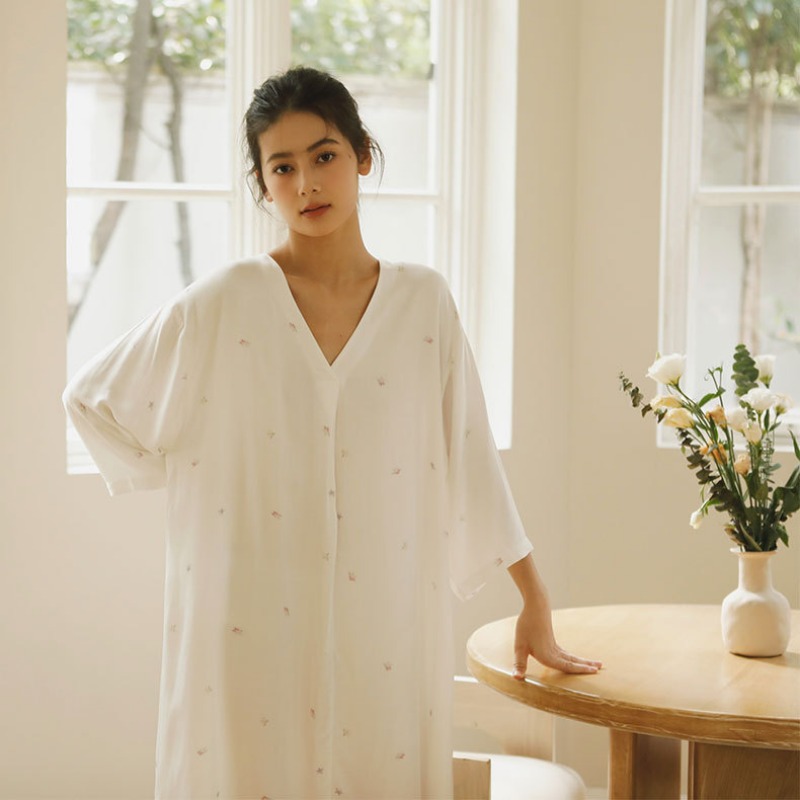 ชุดนอนผ้าวิสโคสเนื้อนุ่ม ระบาย - Maternity Wear บทวิจารณ์และราคา