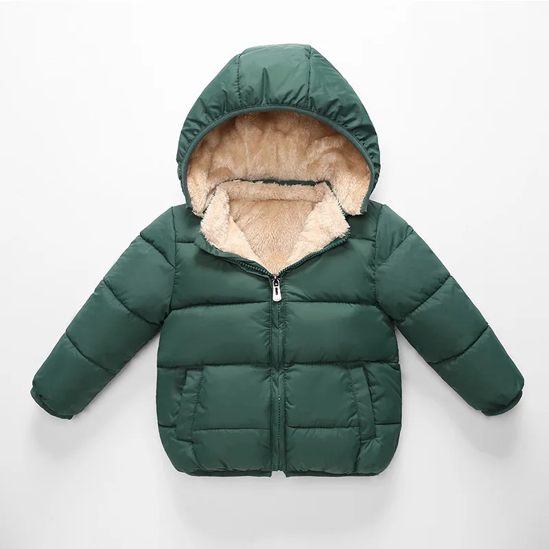 เสื้อโค้ทกันหนาวเด็กใหม่ ฤดูหน - Toddler Boy Winter Fleece Jacket บทวิจารณ์และราคา