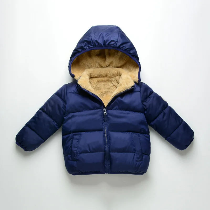 เสื้อโค้ทกันหนาวเด็กใหม่ ฤดูหน - Toddler Boy Winter Fleece Jacket บทวิจารณ์และราคา