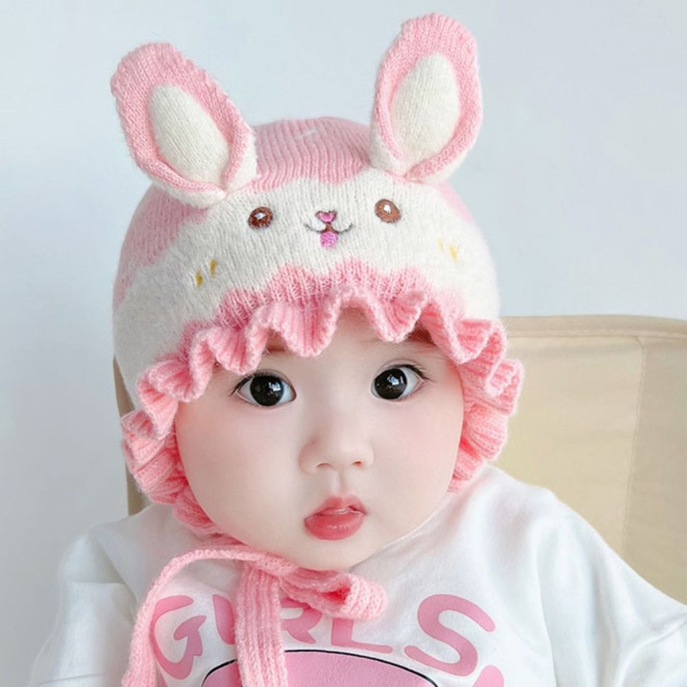 หมวกไหมพรมเด็กทารก ลายหูกระต่า - Infant Beanie Hat With Ears บทวิจารณ์และราคา