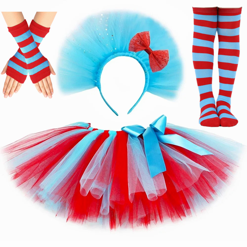 Thing 1 และ Thing 2 ชุดเด็ก Tu - Toddler Girl Tulle Party Dress บทวิจารณ์และราคา