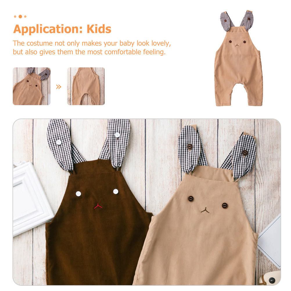 ชุดรอมเปอร์ผ้าคอร์ดูรอยสำหรับเ - Infant Photography Props Outfit บทวิจารณ์และราคา