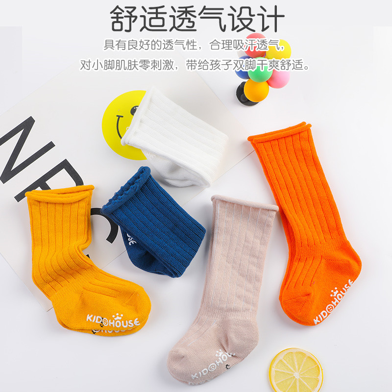 ถุงเท้าเด็ก 5 คู่/ล็อต ถุงเท้า - Unisex Baby Socks Non Slip บทวิจารณ์และราคา