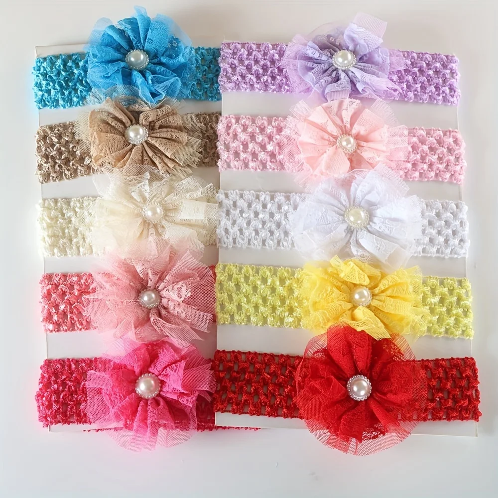 ที่คาดผมเด็ก 5 ชิ้น/10 ชิ้น ผ้ - Baby Gear บทวิจารณ์และราคา
