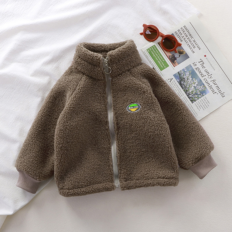 เสื้อแจ็คเก็ตขนแกะสำหรับเด็ก ก - Toddler Boy Winter Fleece Jacket บทวิจารณ์และราคา