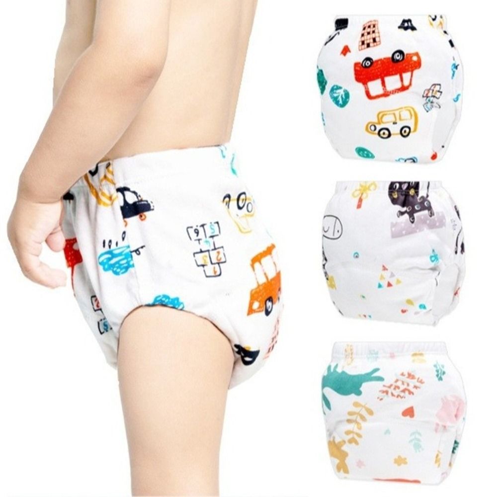 กางเกงฝึกหัดผ้าฝ้ายเนื้อนุ่ม ร - Toddler Training Pants Leak Proof บทวิจารณ์และราคา