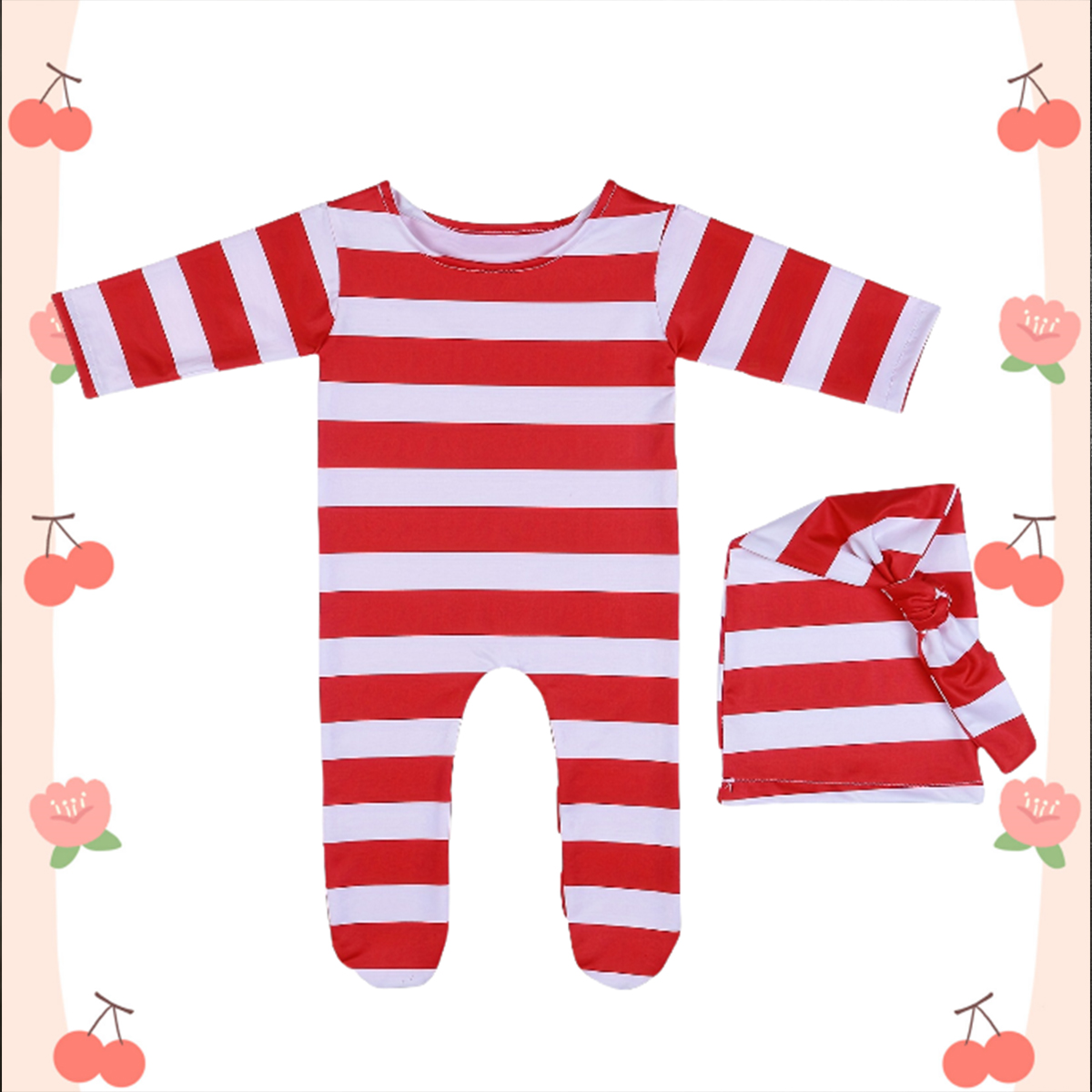 ชุดจั๊มสูทสีแดงสำหรับเด็กแรกเก - Infant Photography Props Outfit บทวิจารณ์และราคา