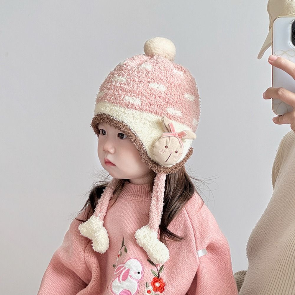 หมวกป้องกันหูเด็กแบบนุ่มกันลม  - Infant Beanie Hat With Ears บทวิจารณ์และราคา