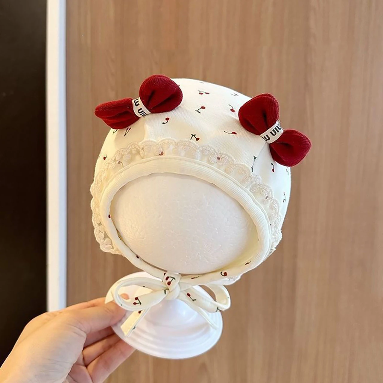 หมวกปิดหูสำหรับเด็กทารก ประดับ - Infant Beanie Hat With Ears บทวิจารณ์และราคา