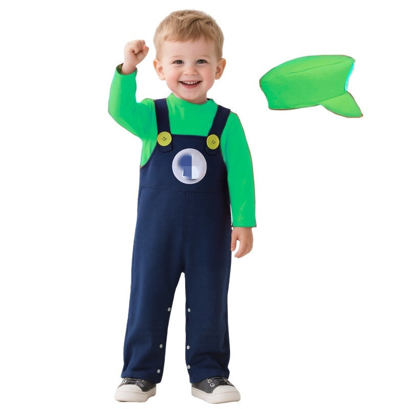 ชุดบอดี้สูทช่างประปาเด็ก สีแดง - Baby Clothes บทวิจารณ์และราคา