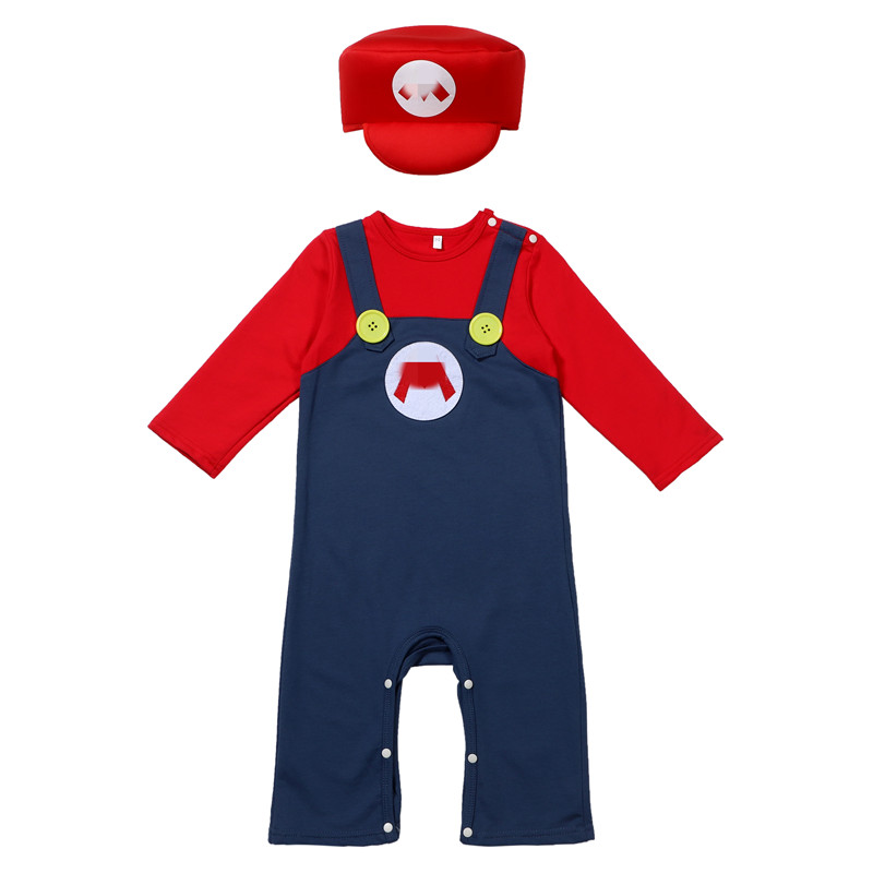 ชุดบอดี้สูทช่างประปาเด็ก สีแดง - Baby Clothes บทวิจารณ์และราคา